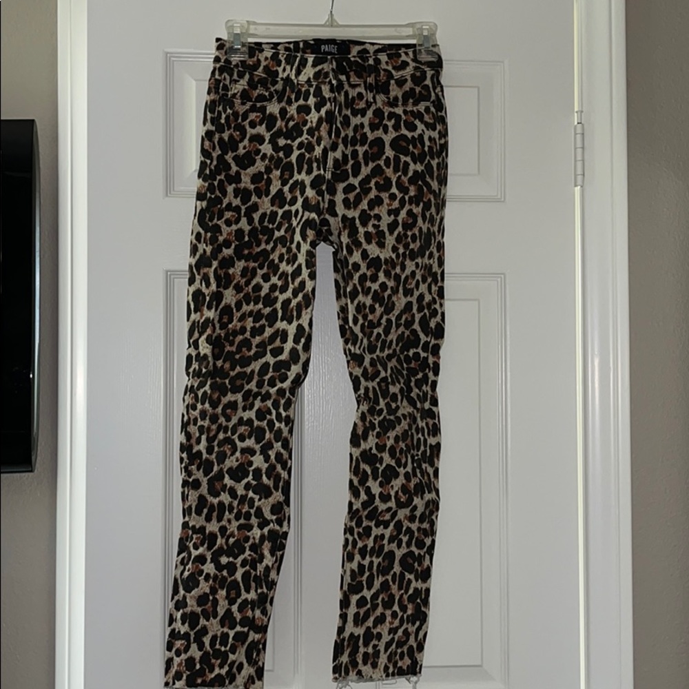 Paige Leopard Jeans